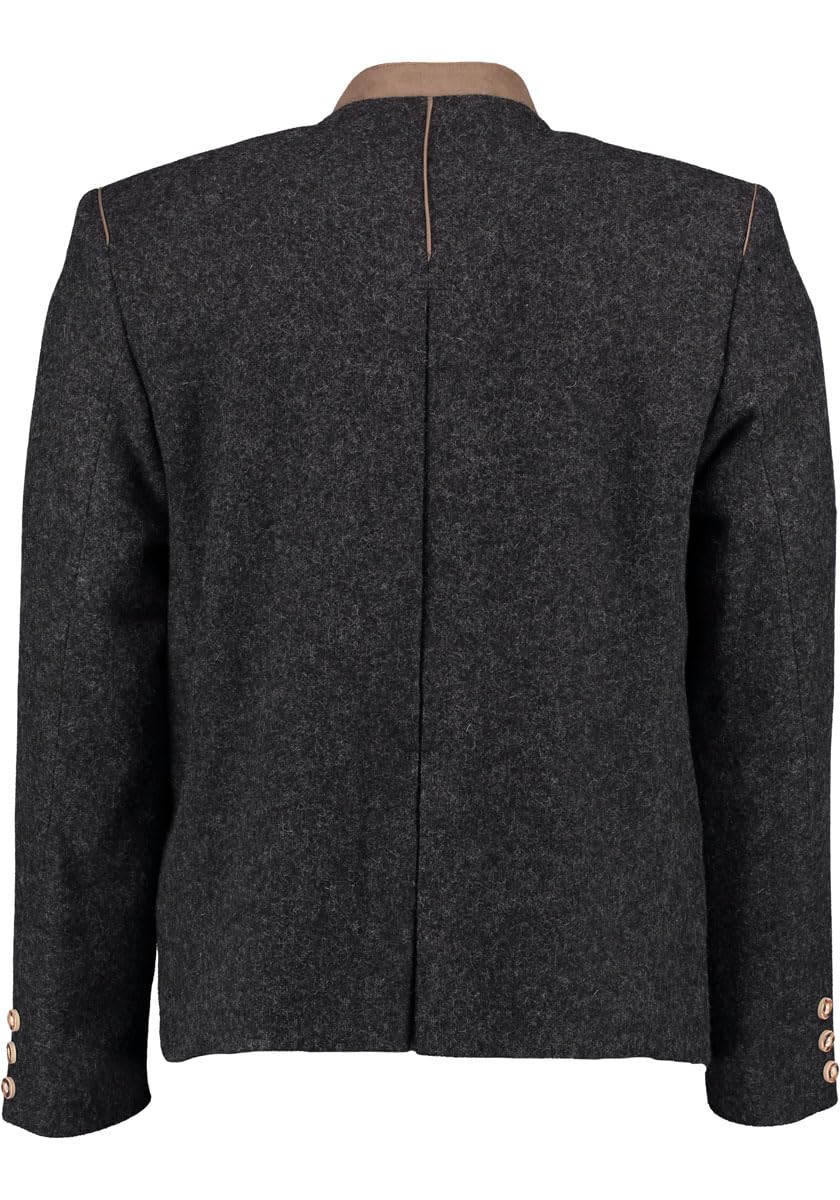 OS Trachten Herren Trachtensakko Janker Trachtenjacke mit Stehkragen Vodes