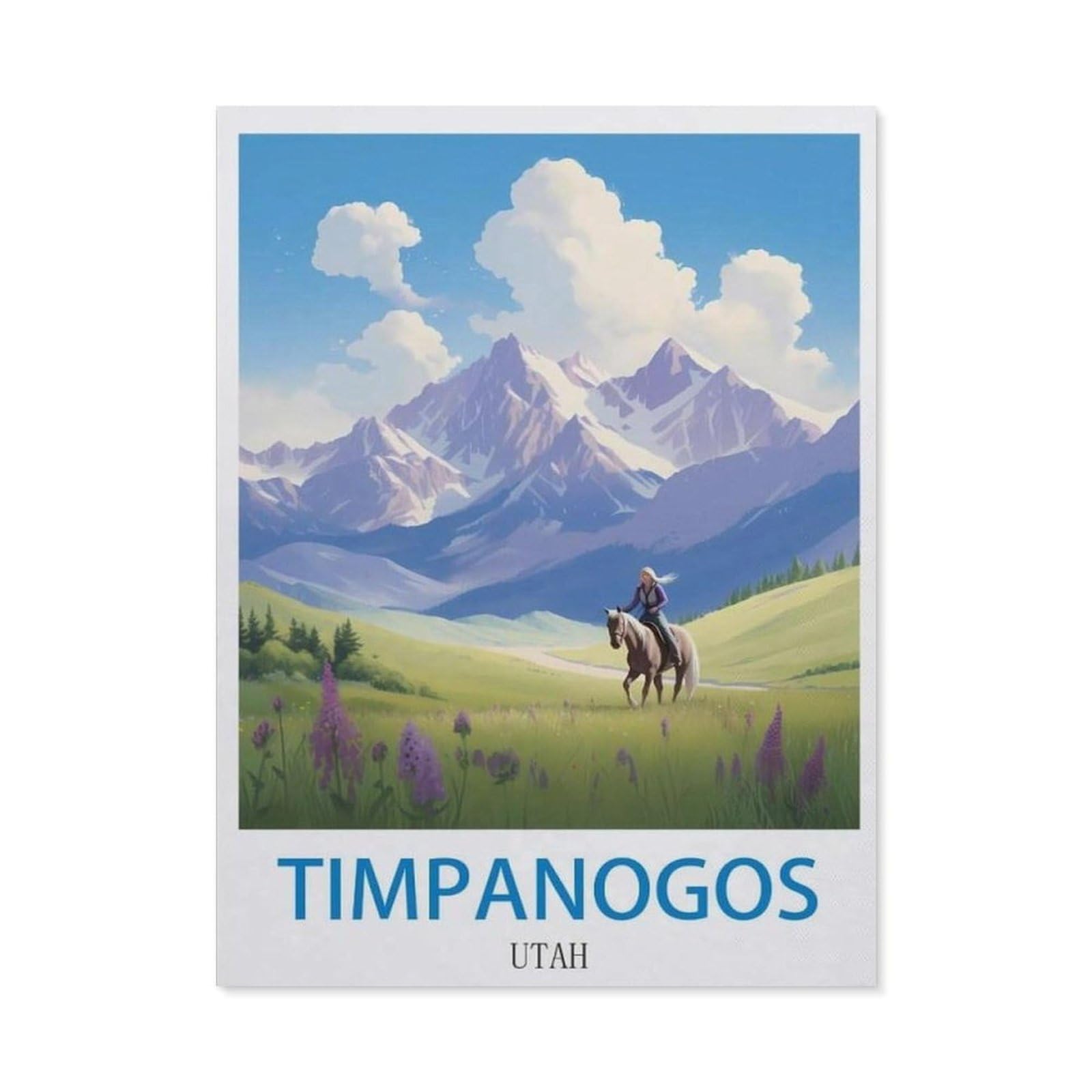 BEAYODKP 5D Diamond Painting Kits，Timpanogos Utah（50x60cm）