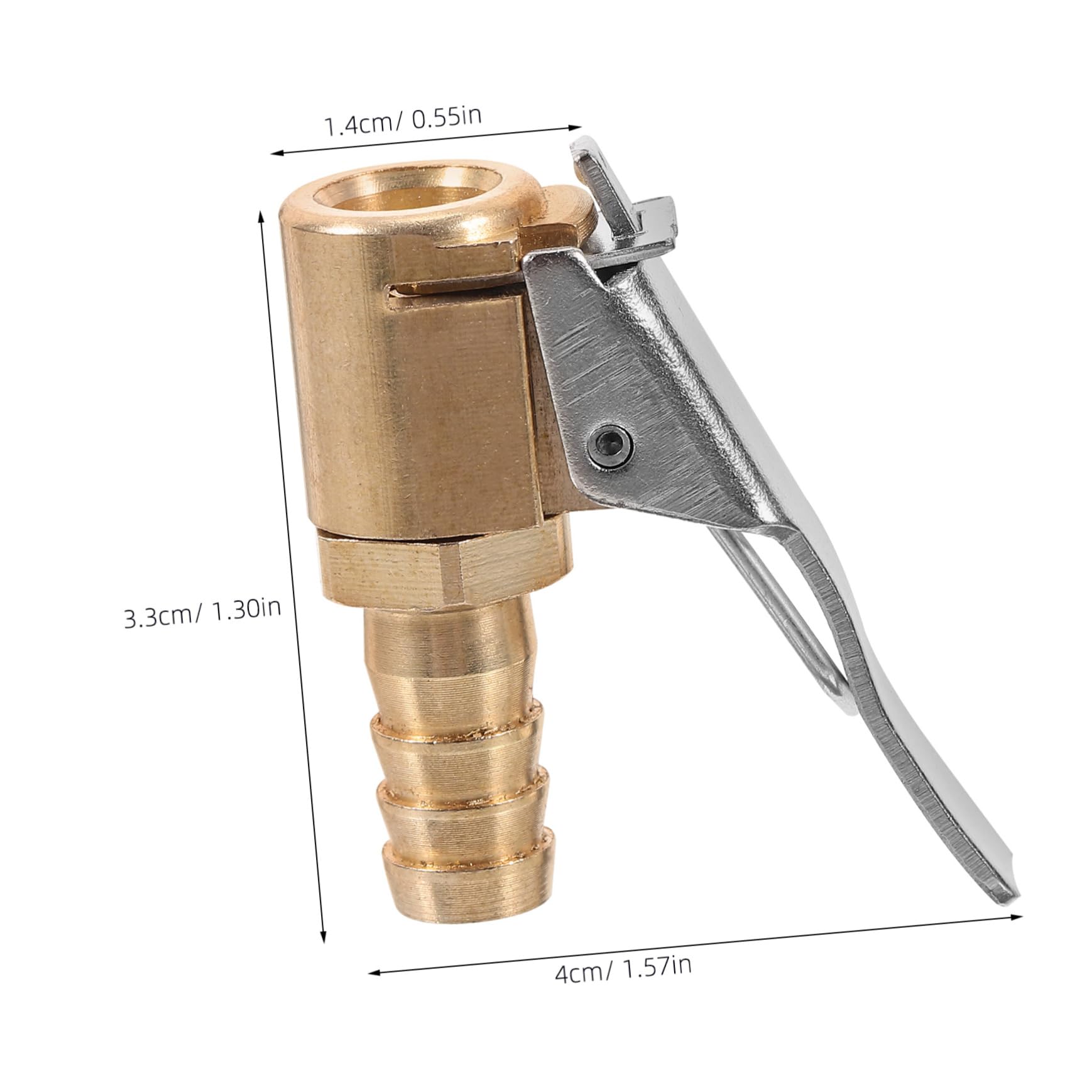 Ciieeo Locking Air Chuck Adapter Tire Inflator Nozzle Air Chuck for Car Tire Chuck Clip