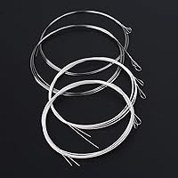 Vista 6 de 8 unidsset mandolina cuerda alambre inoxidable mandolina cuerdas instrumentos musicales accesorios 0.25 0.36 0.61 0.034 in para regalos