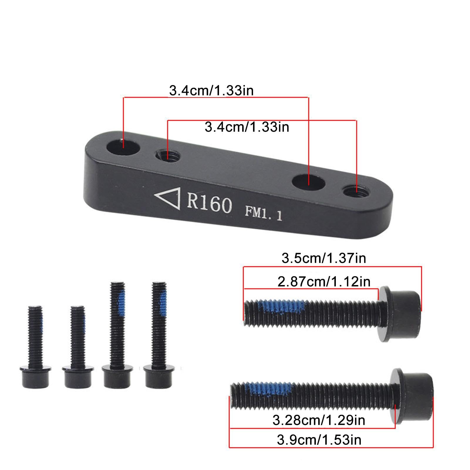 Amazon.co.jp: フロントブレーキキャリパーアダプター、道路油圧