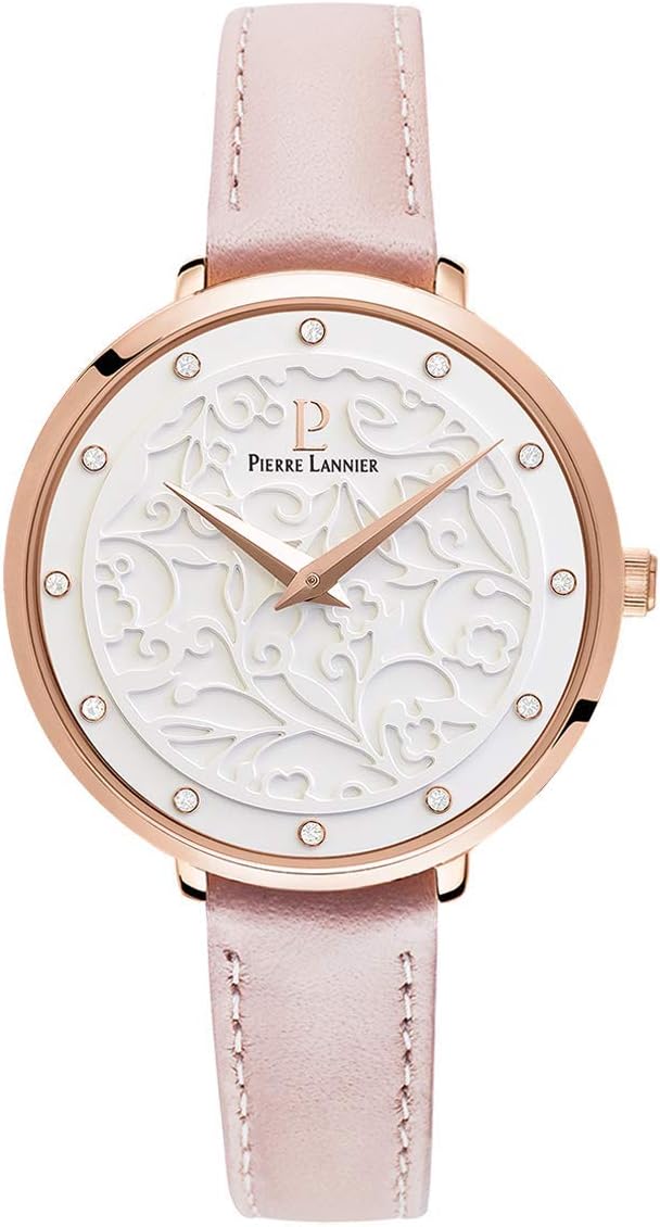 Pierre Lannier Womens Analogue Quartz Watch with Leather Strap 039L905