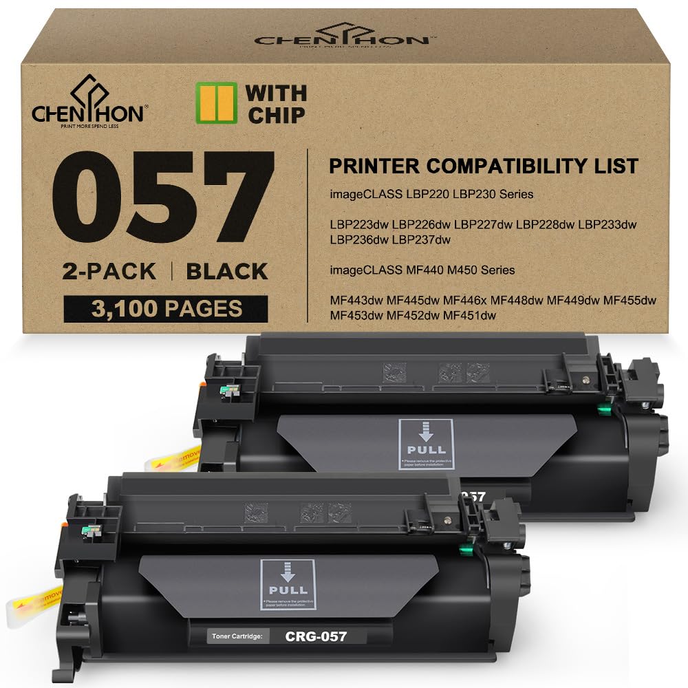 Amazon.com: 057 Toner Cartridge Compatible Replacement for Canon