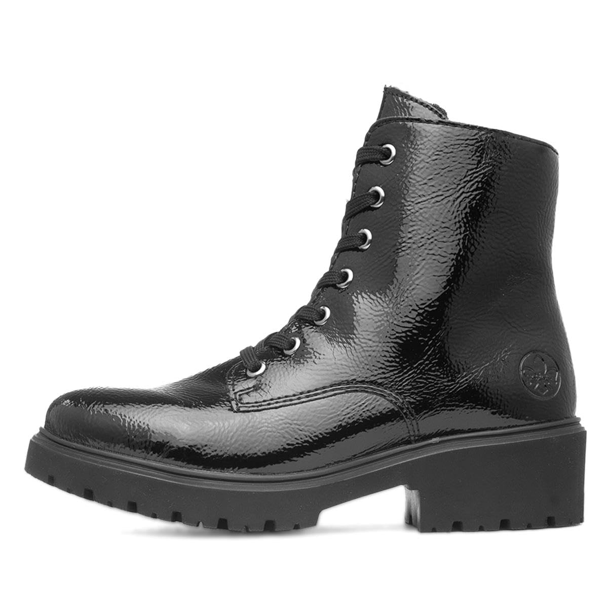 Rieker Women's 76002 Lace-Up Boots, black, 37 EU Weit
