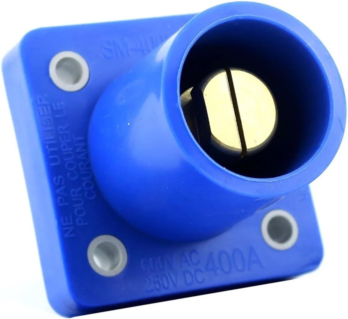 400 Male Socket Single Pole Power Connector Panel Mount Camlock Factory Directly(Red)