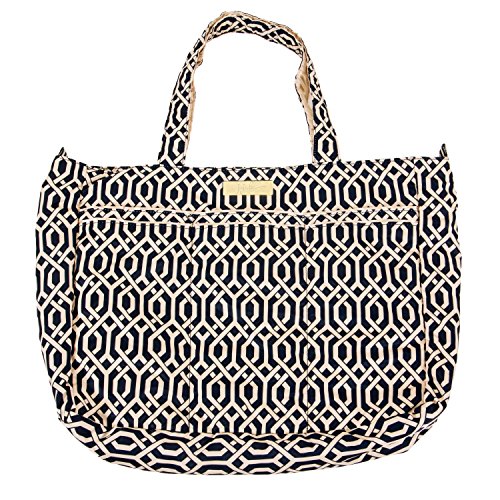 JuJuBe Super Be Large Everyday Lightweight Zippered Tote Bag, Legacy Nautical Collection - The Navigator