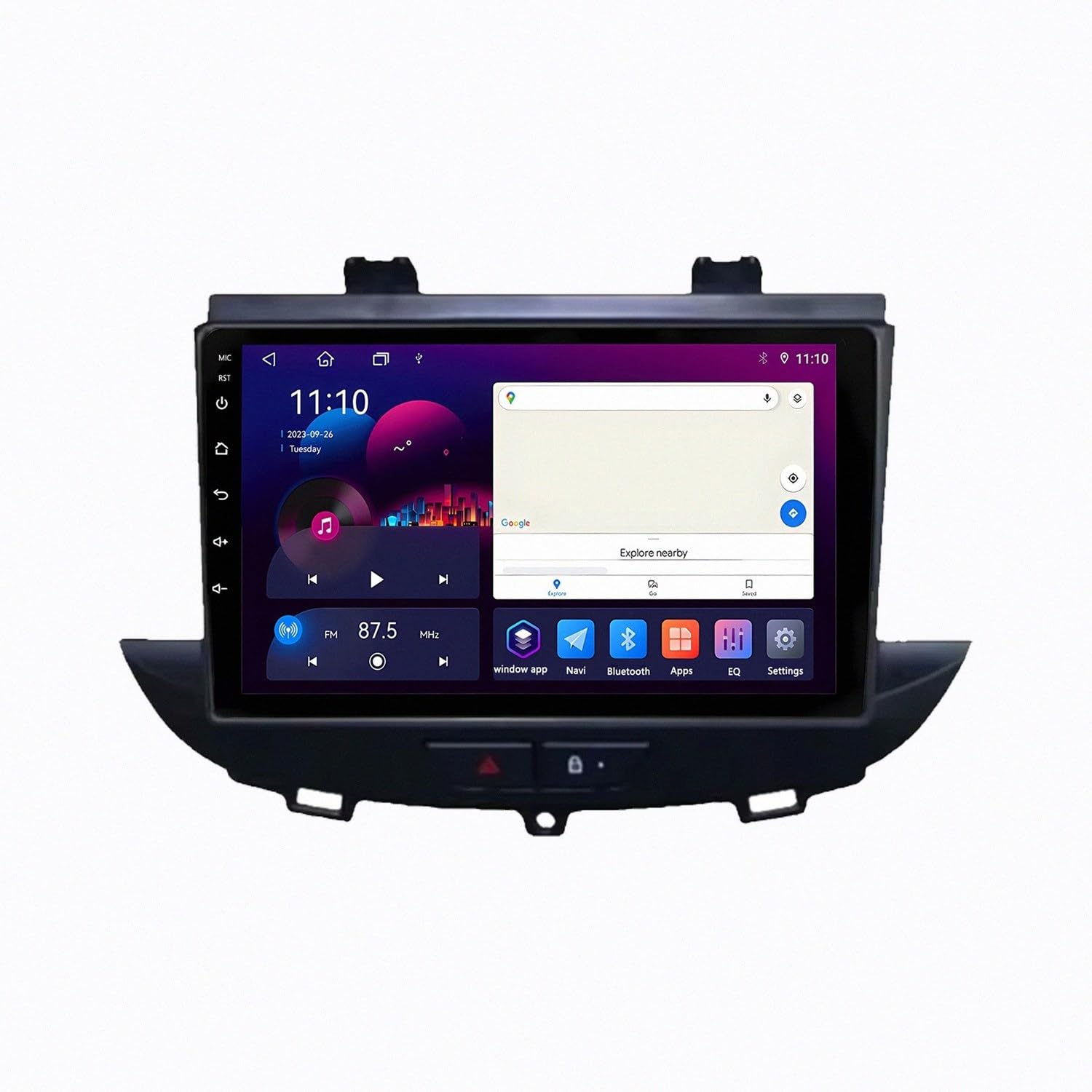 Radio Coche 2 DIN con Carplay Inalámbrico para Opel Grandland X, Cámara Trasera HD 8