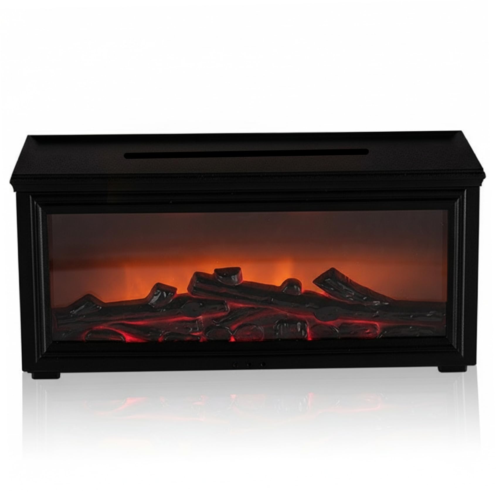 Diffuseur de cheminée noir 280ml créez une ambiance cosy au salon ou au bureau