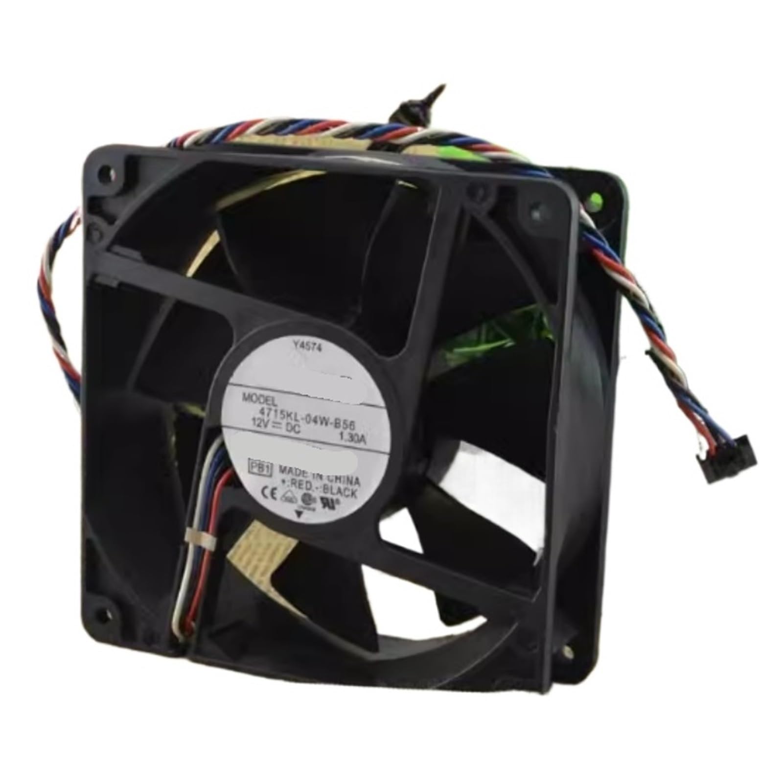 LZIKKGKI 4715KL-04W-B56 12cm 12V 1.3A Y4574 120 * 120 * 38mm 4 wire fan