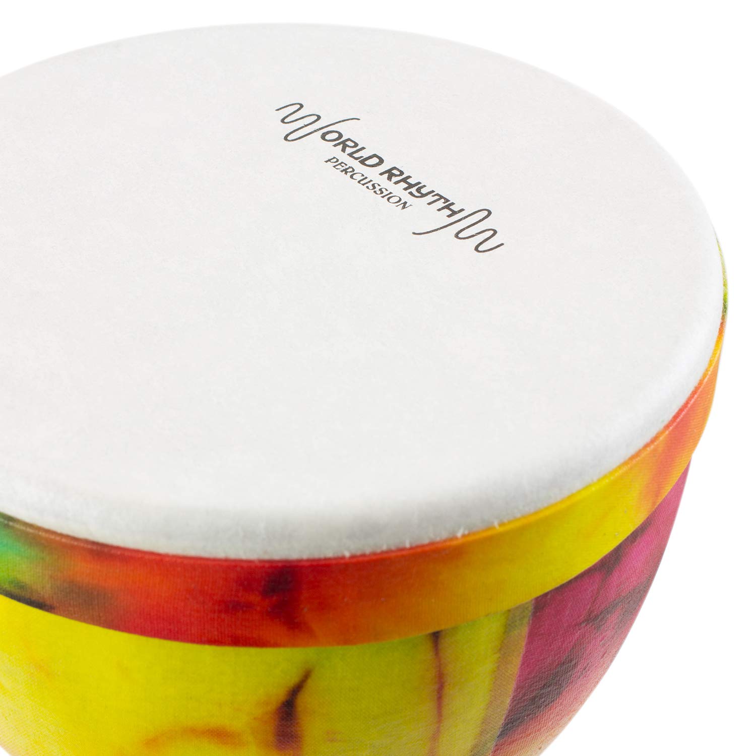 Djembe de peluche (PVC, 17,8 cm), color arcoíris