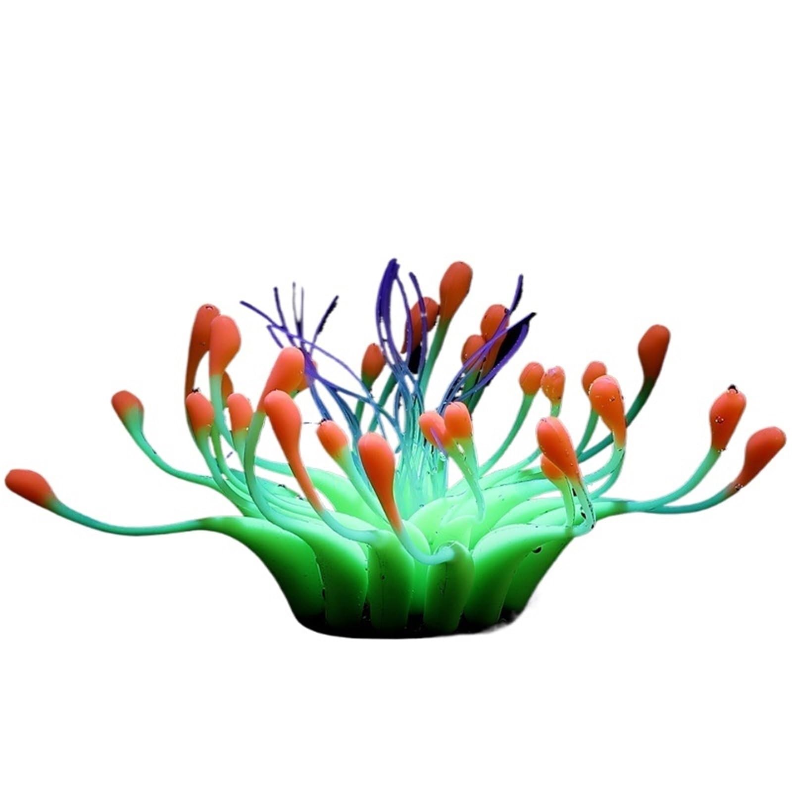UULIMAXONT Simulated aquarium plants, Artificial Glowing Coral Simulation Aquarium Decor Multicolor
