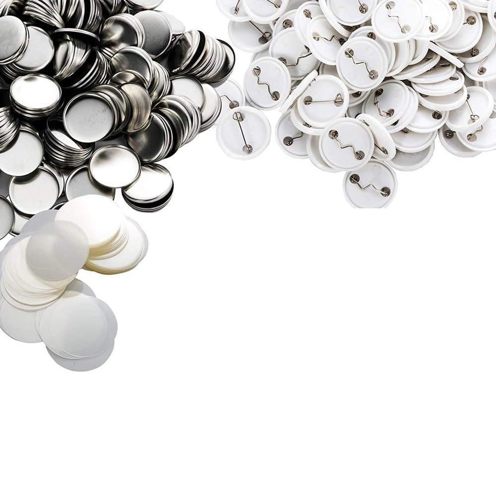 100 szt. Części do pustych przypinek, 25 mm części do maszyn do robienia odznak