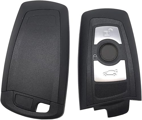 Miniatura 3 de Funda de repuesto para llavero de entrada sin llave para BMW 1 2 3 4 5 6 7 Series X3 M2 F Series 235ix 320 E90 E92 E93 X5 F10 F20 F30 F40 (negro 3