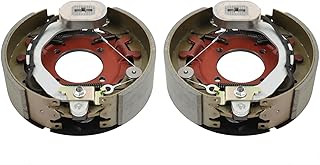 12-1/4" X 3-3/8" (12.25" X 3.375") Electric Trailer Brake Assembly Pair for 8000 LBS