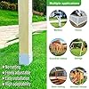 Amazon.com : Wanhork 304 Stainless Steel Adjustable Post Protector ...
