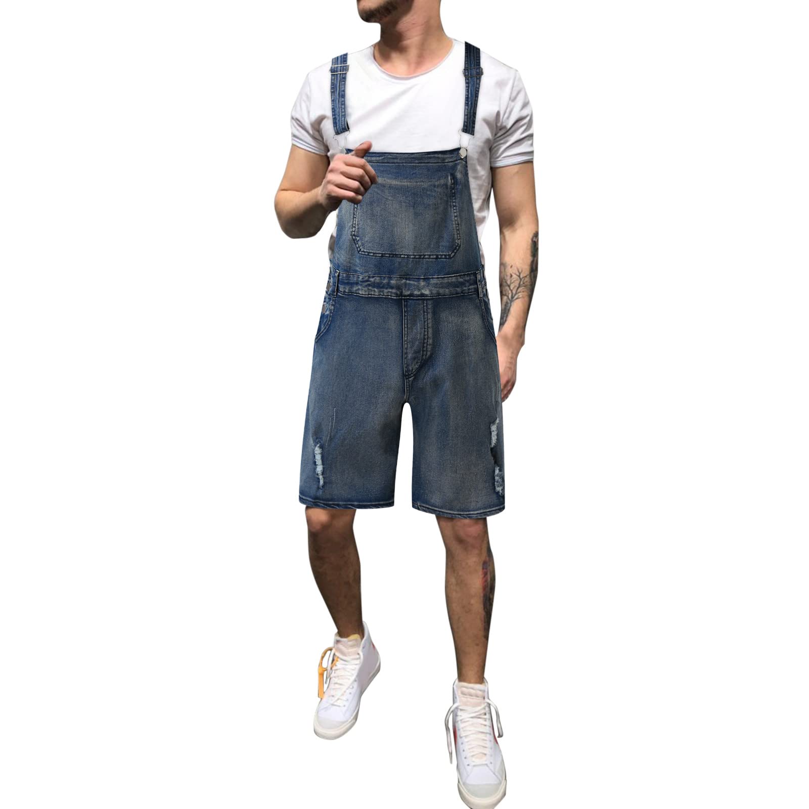 SRZYMJ Kurze Hose Herren Jeans Stretch Kurze Arbeitshose Weiß Jogginghosegröße 106 Cargohose Sommer Leicht Bügelfrei Chino Hose Kurzgröße Arbeitshose Sporthose Outdoor Hosen Wanderhose Motorradhose