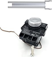 Vista 3 de Micro Traders Eje de perilla de aluminio, compatible con Mercedes Comand Reparación para 2048709958 2128702751 2048707458 2048700779