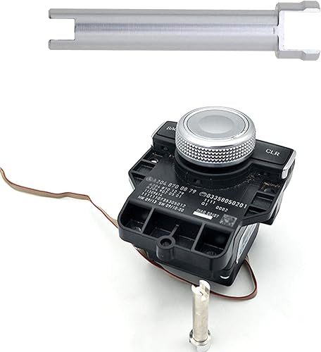 Miniatura 3 de Micro Traders Eje de perilla de aluminio, compatible con Mercedes Comand Reparación para 2048709958 2128702751 2048707458 2048700779