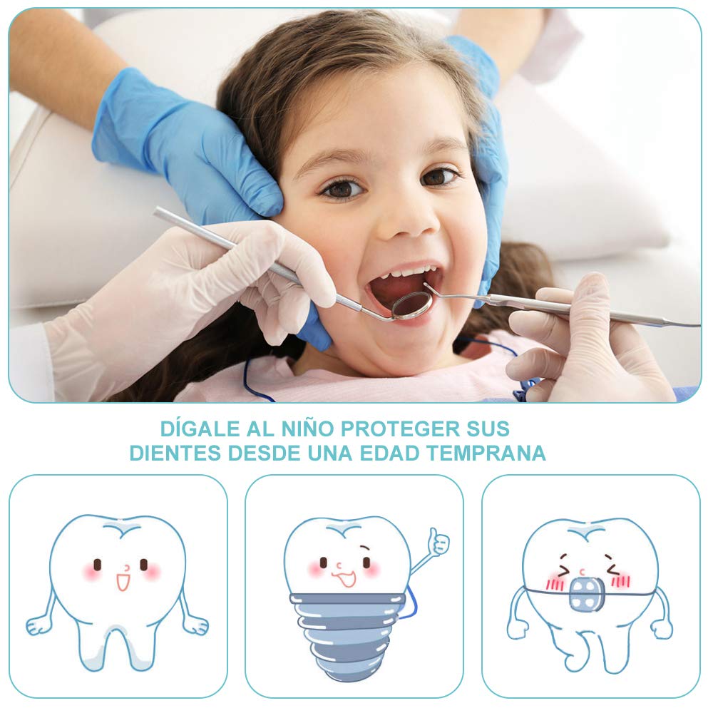 Anpro 46 pcs Maletin de Doctor y Enfermera, Juegos de Roles para Niños, Kit de Dentista con Estetoscopio y Abrigo, Regalo para Fiestas, Cumpleaños, Navidad