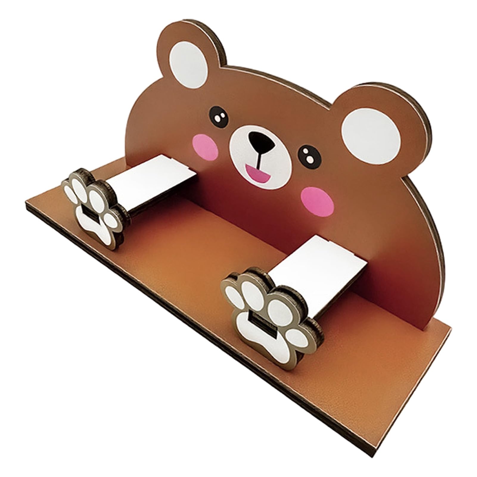 tabecou Wooden Glasses Holder, Decorative Shape Eyeglass Display Stand, Desktop Sunglasses Eyewear Keeper Display Rack
