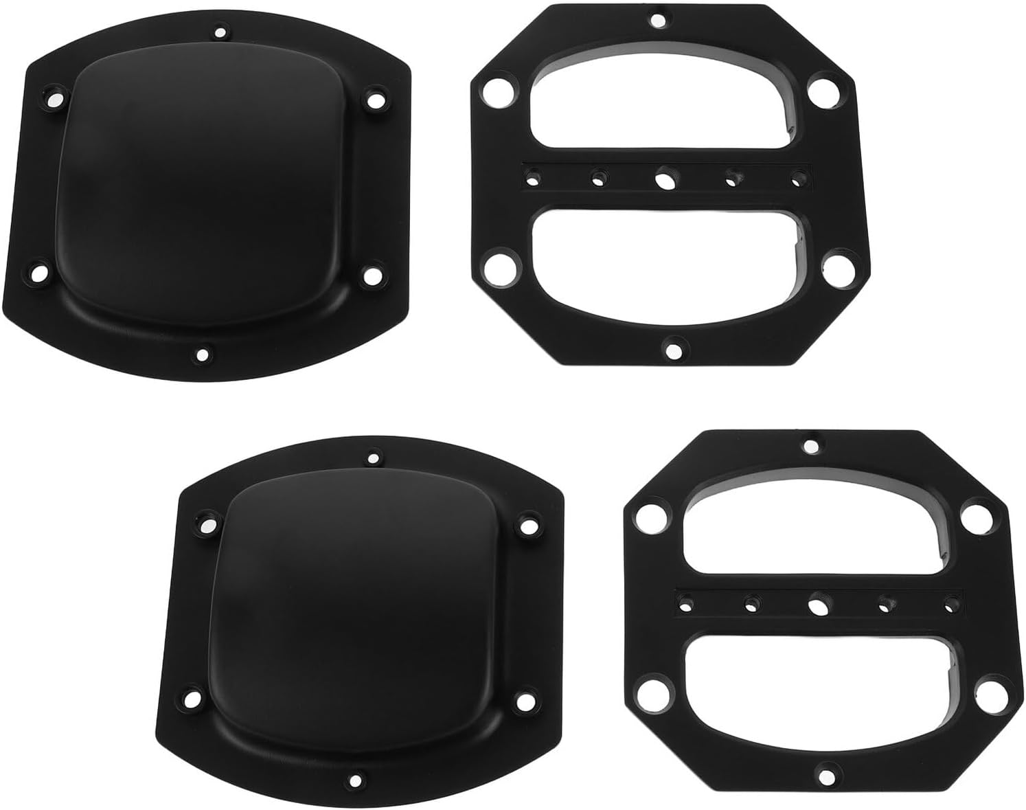 Sewroro 2pcs Recessed Speaker Handles Replacement Audio Speaker Grip Hardware for Carrying Cabinet Box Sturdy Handle Accessories for Home Studio and Party Use