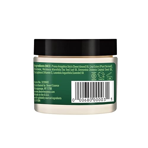 Miniatura 3 de Desert Essence Ungüento calmante para la piel, 1 onza líquida (paquete de 4) sin gluten, bálsamo tópico con aceite de árbol de té australiano