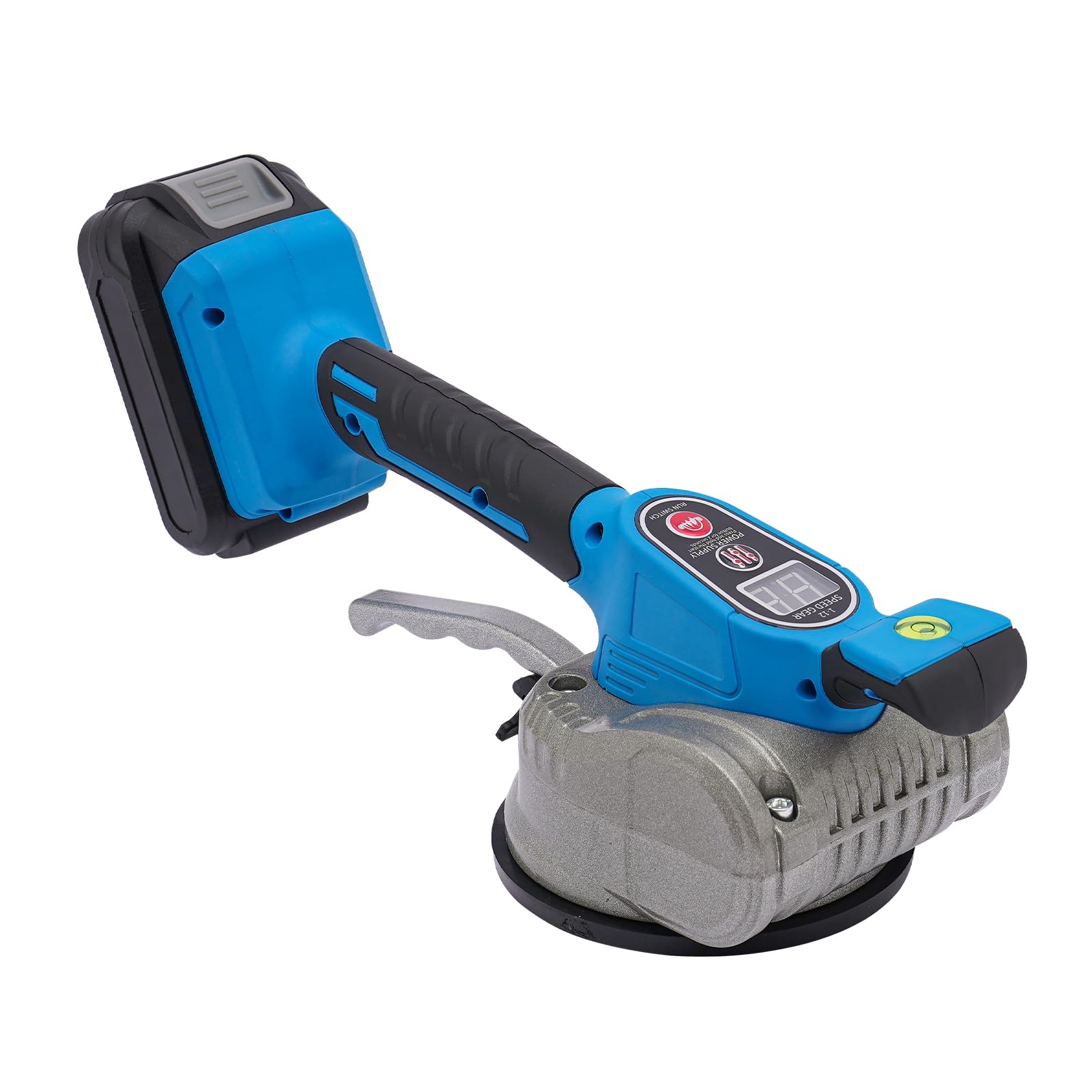 Vibratore per piastrelle Biusgiyeny 21V con 2 batterie, 12 velocità, assorbimento di 80 kg