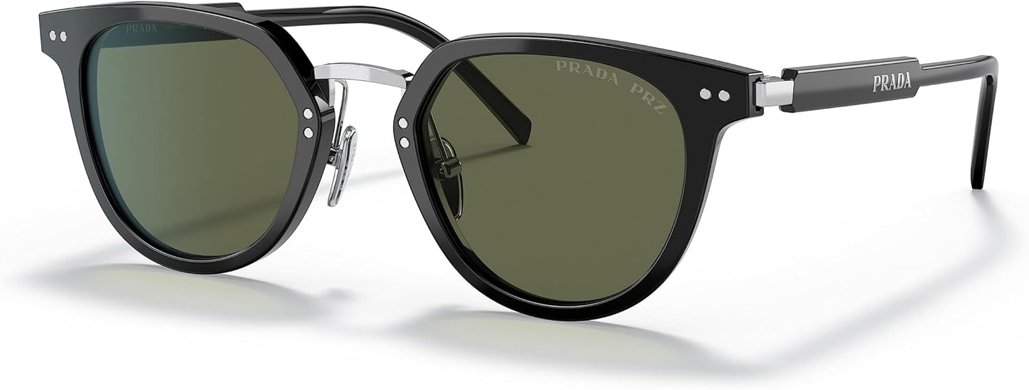 プラダ✳︎PRADA✳︎SPR17Y✳︎PR17YS Prada PR 17YS Black/Green 49/22/140 men Sunglasses : Amazon.ca