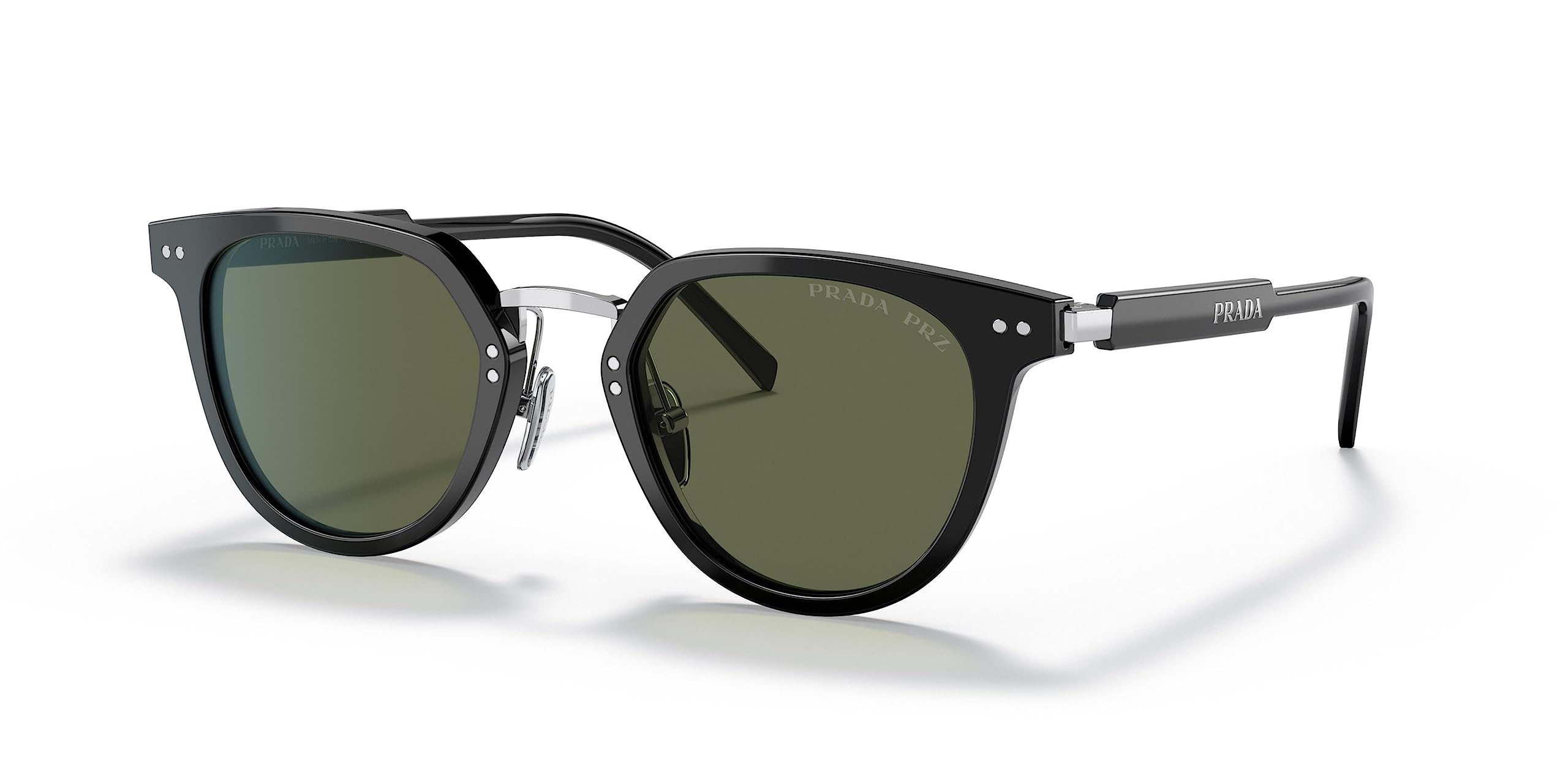プラダ✳︎PRADA✳︎SPR17Y✳︎PR17YS Prada PR 17YS Black/Green 49/22/140 men Sunglasses : Amazon.ca