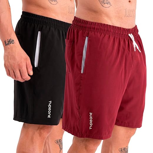 Kit 2 Shorts Masculina Tactel Com elastano Mauricinho Esportivo Verão Cross Fit Praia