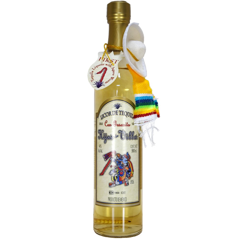 Amazon.co.jp: Ijos de Villa Con Gusanito Liqueur 16.9 fl oz