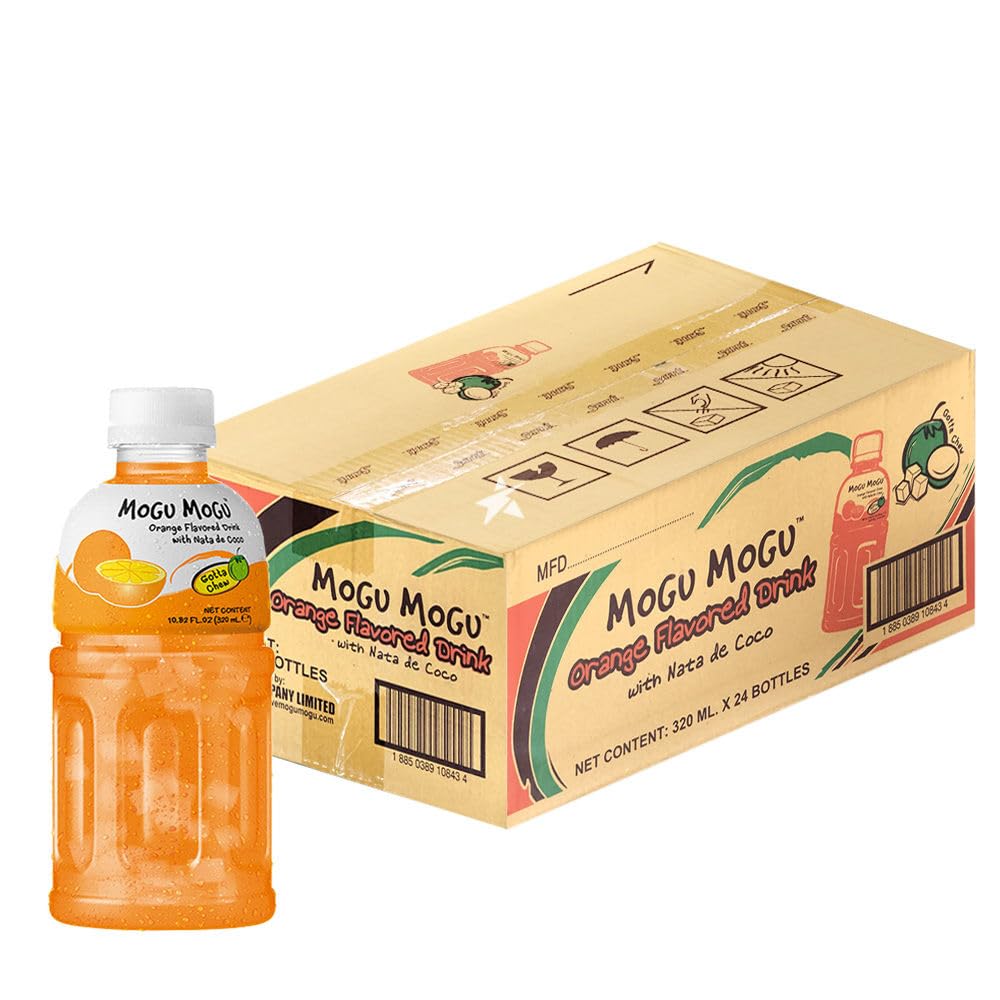 Mogu Mogu Peach Flavoured Drink with NATA de Coco 24x320ml
