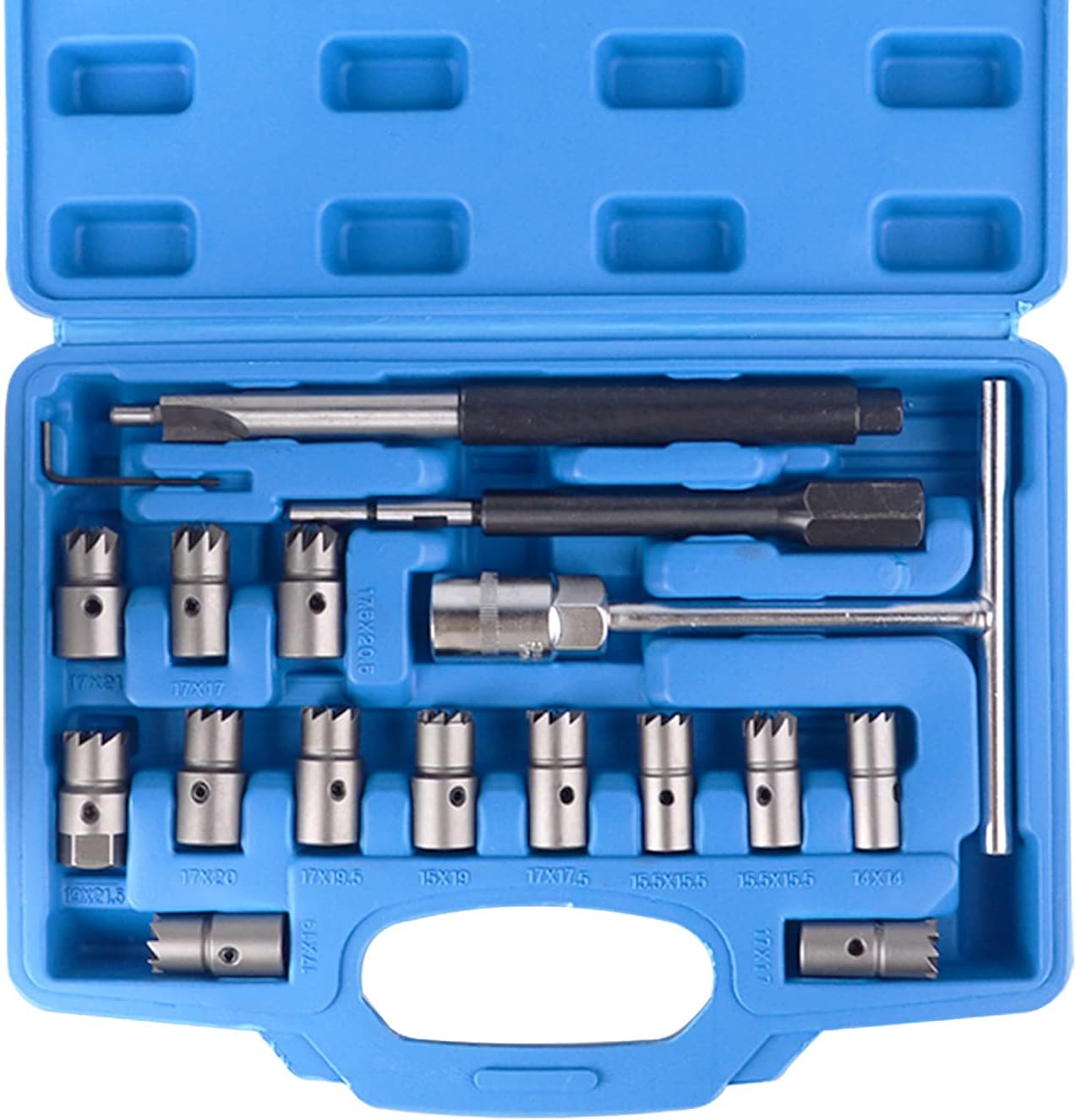 DAYUANProfessional Diesel Injector Cleaning Tool Set 17pcs