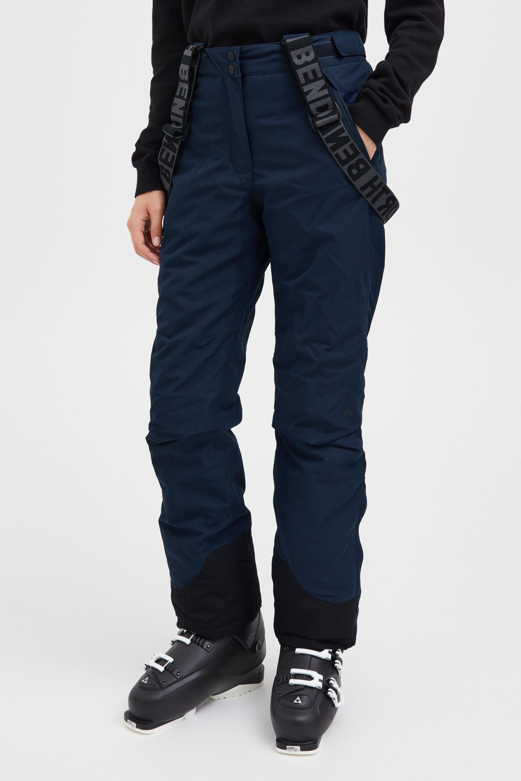 NBHildi Damen Skihose wasserdicht Winddicht atmungsaktiv Schneehose Winterhose mit Wassersäule 10000mm W-PRO Wetterschutzsystem, Größe:46, Farbe:Navy Blazer (2048)