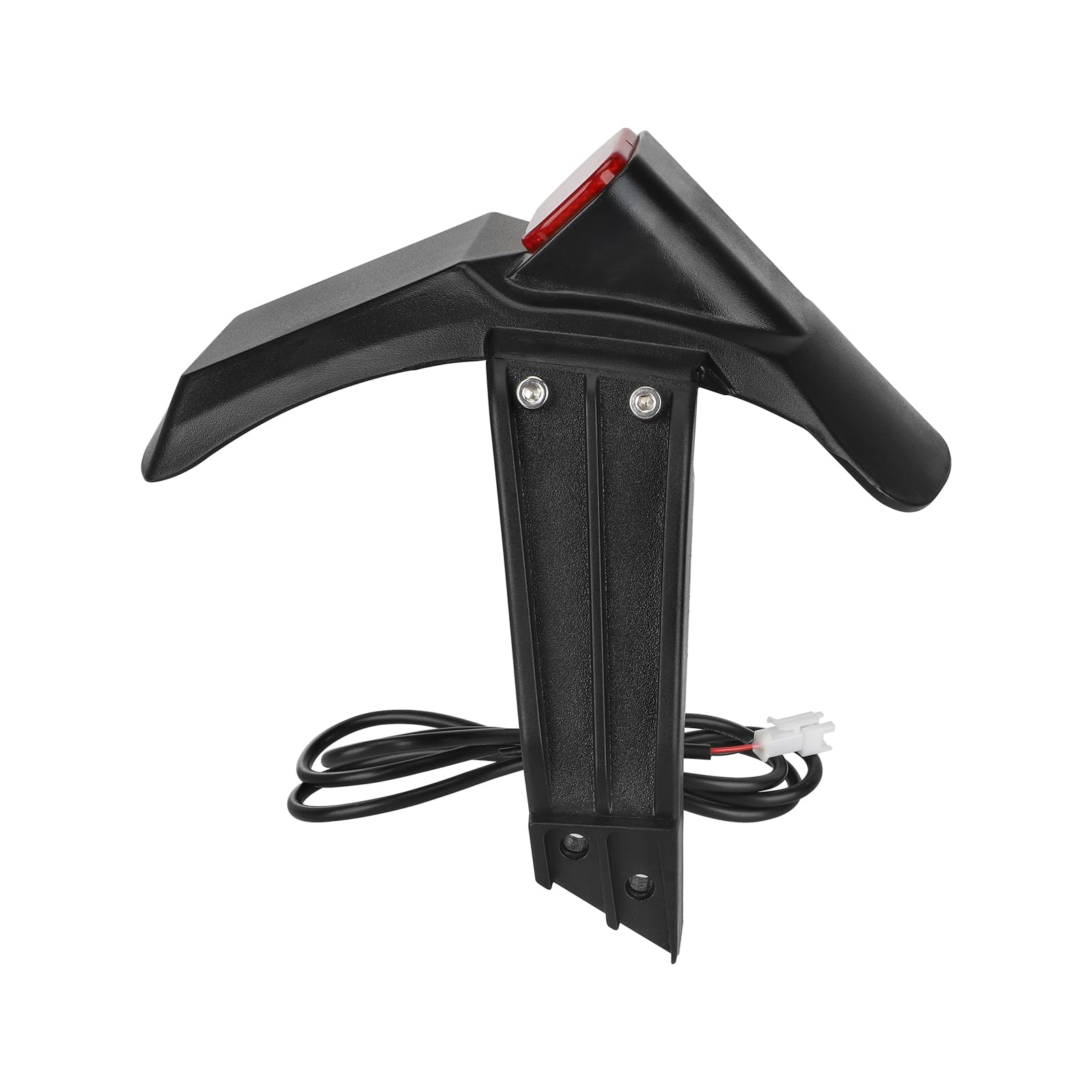 Hinterer Kotflügel mit Rückleucht für Kukirin G2 Pro Elektroroller, Hinterradschutzblech mit leerem Nummernschild, Rücklicht-Warnleuchte Rücklichter LED + Kotflügelhalterung
