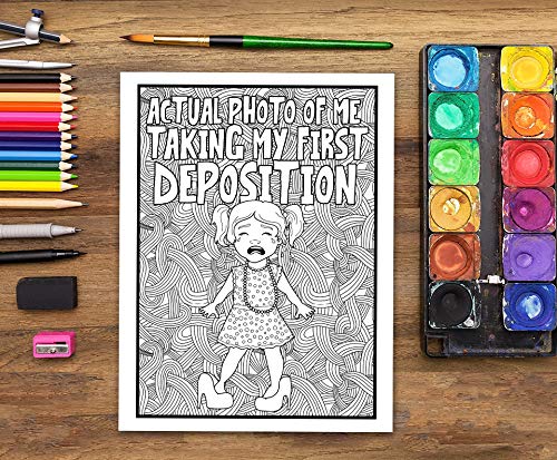 Lawyer Life: An Adult Coloring Book for Lawyers & Law Students - Image 3