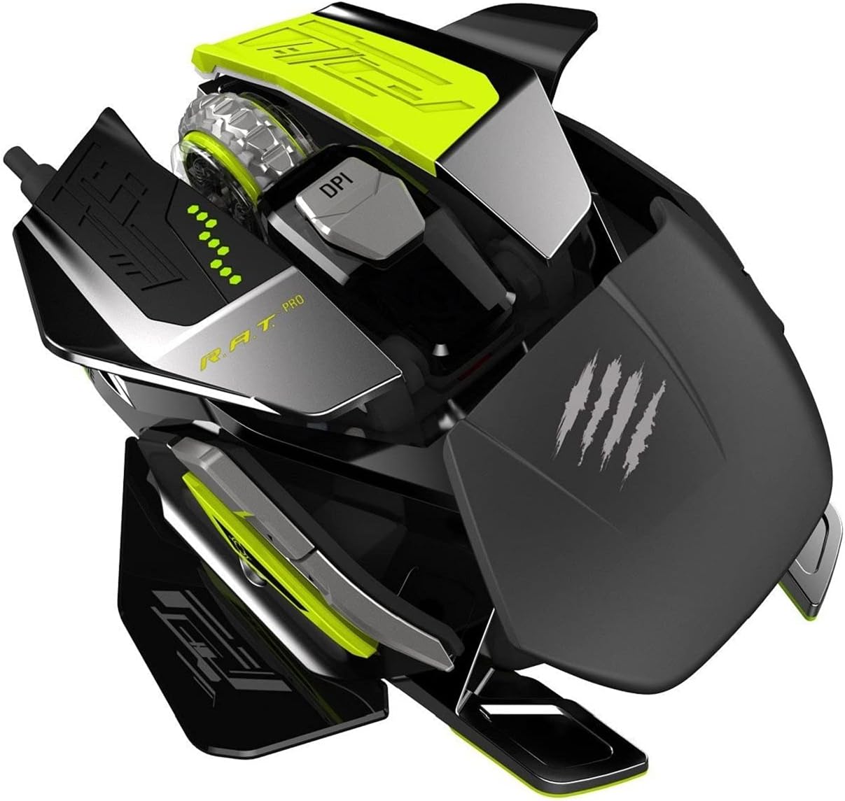 Mad Catz R.A.T. PRO X Ultimate Gaming Mouse with PixArt ADNS-9800 Laser Sensor Module for PC (Renewed)