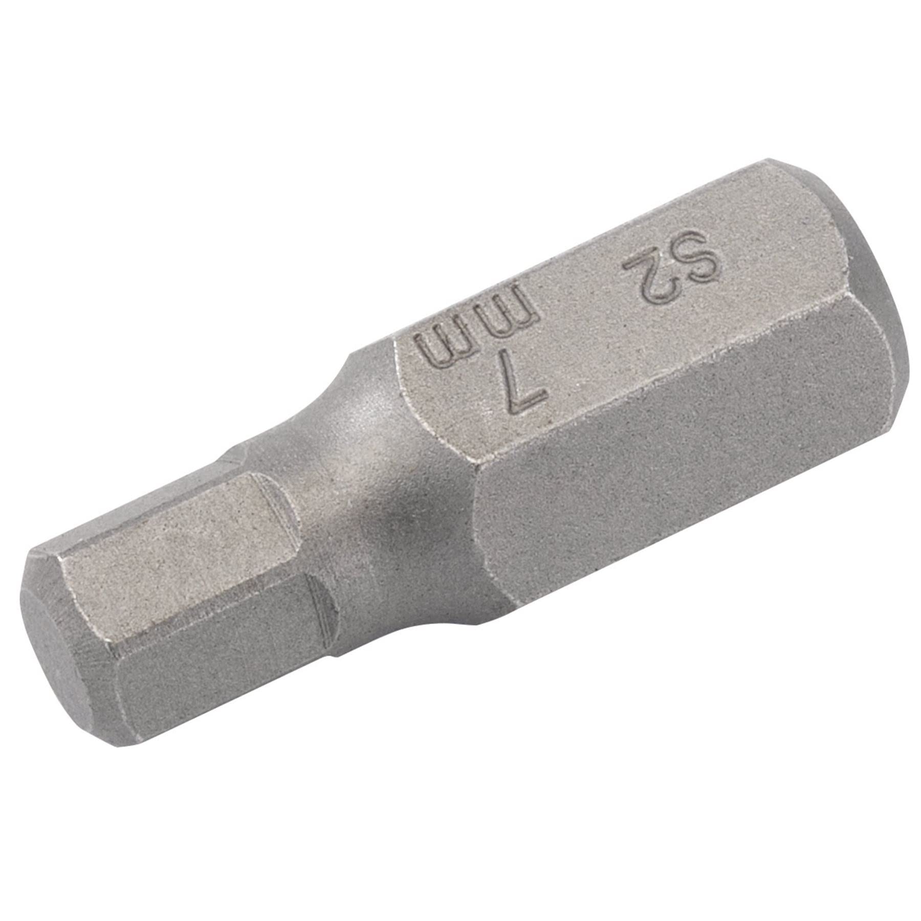 Draper 33328 Expert Hexagonal Insert Bit for Mechanic's Bit Sets, 7mm x 30mm, 10mm — image 1