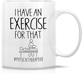 Retreez Funny PT Physical Therapy Mug Gift Therapist Exercise Physiotherapist Graduation Thank You 11 Oz Ceramic Coffee Mug - Sarcasm Inspirational birthday gift for friend coworker him her sis bro