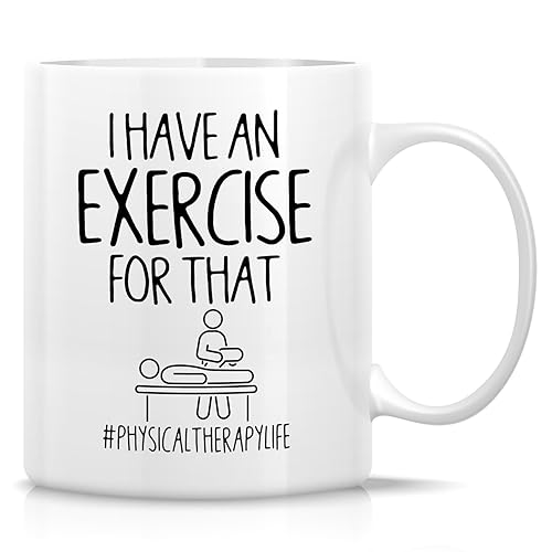 Retreez Funny PT Physical Therapy Mug Gift Therapist Exercise Physiotherapist