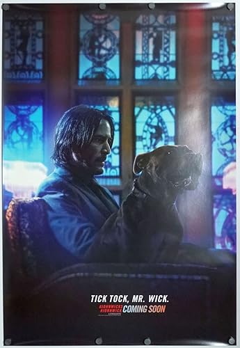 Póster de la película de John Wick 3 Parabelum, 2 caras, original, 27x40, avanzado, Keanu Reeves
