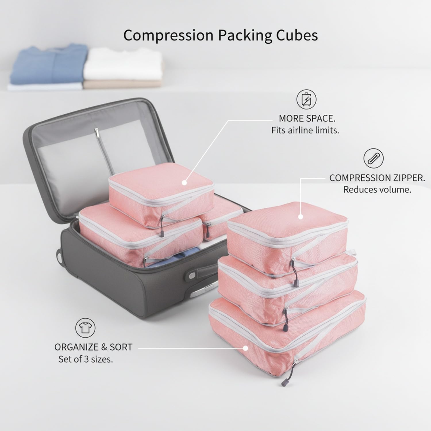 Organizer per valigie, Set of 3