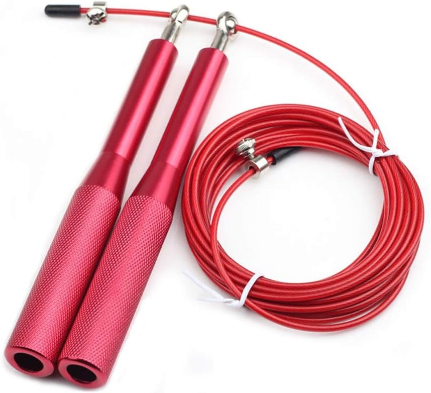 Jump Rope -speed Skipping Steel Jumping Ropes for Boxing Gym Fitness Training Adjustable Speed Workout Equipments