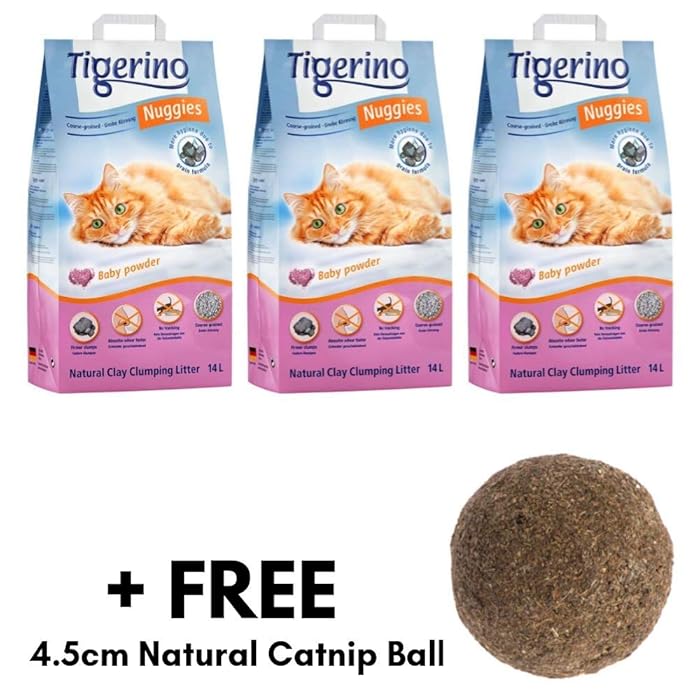 Buy Tigerino Nuggies Coarse Grained Baby Powder Clumping Clay Cat