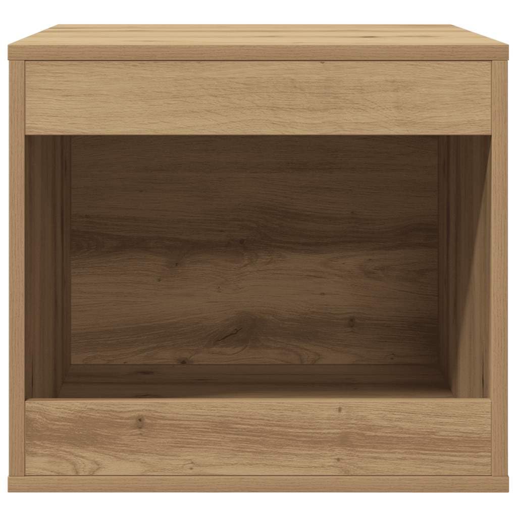 Katzenklo Artisan-Eiche Holzwerkstoff 47x59x42 cm Katzenmöbel mit verstecktem Katzenbett, kratzbaum geeignet, liegefläche und plattform für Klettern und ruhen im Zimmer oder Balkon