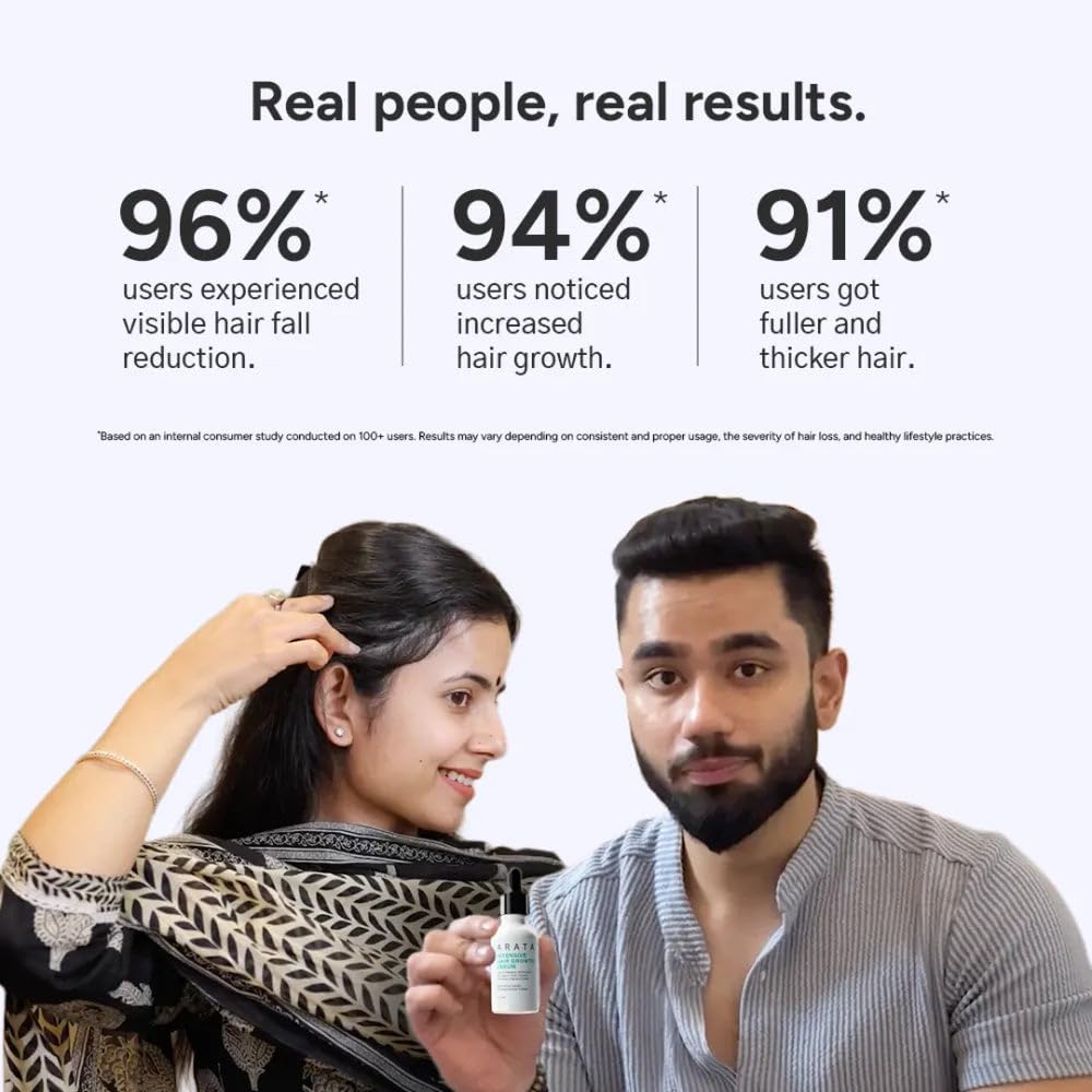 Arata Intensive Hair Growth Serum - 30 ML | Boosts Hair Growth & Strengthens With 5% Capixyl, 3% Redensyl and 3% Procapil - Image 6