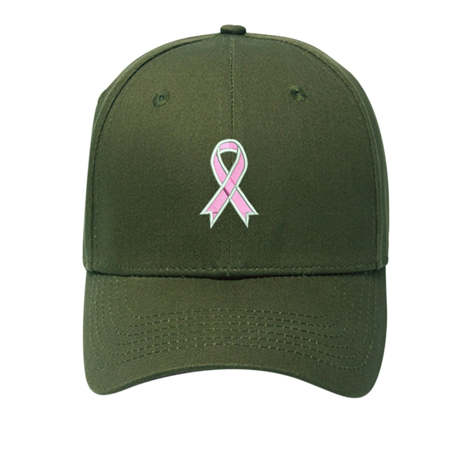 Casquette Baseball Ruban Rose Cancer Du Sein - Réglable, Unisexe, Sensibilisation Octobre - 12