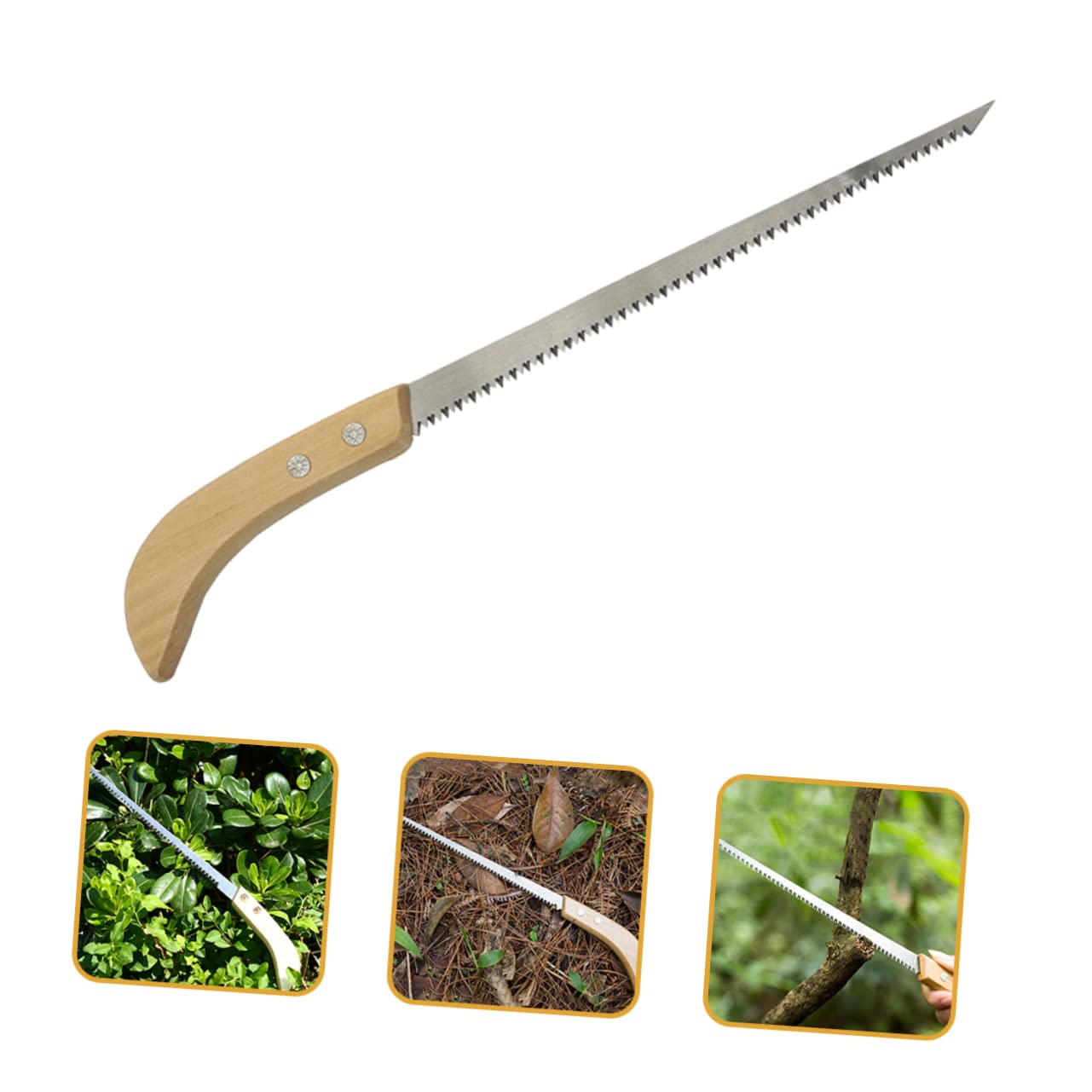 BESPORTBLE 6piezas De Jardinería De Madera Serrucho De Mano Para Poda y Carpintería Para Camping y Proyectos