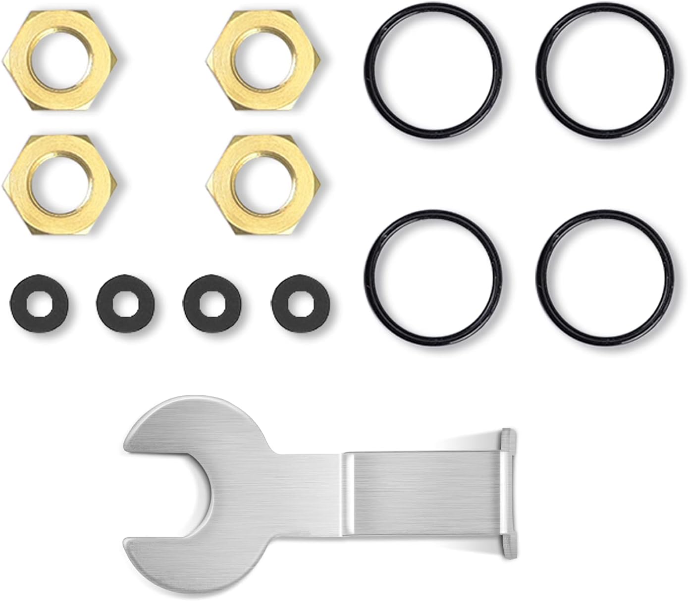 GUTA TPMS Service Pack – Nut Mounting Wrench, Anti-Thief Nuts, Waterproof Rubber Rings, Anti-Leak Rubber Rings
