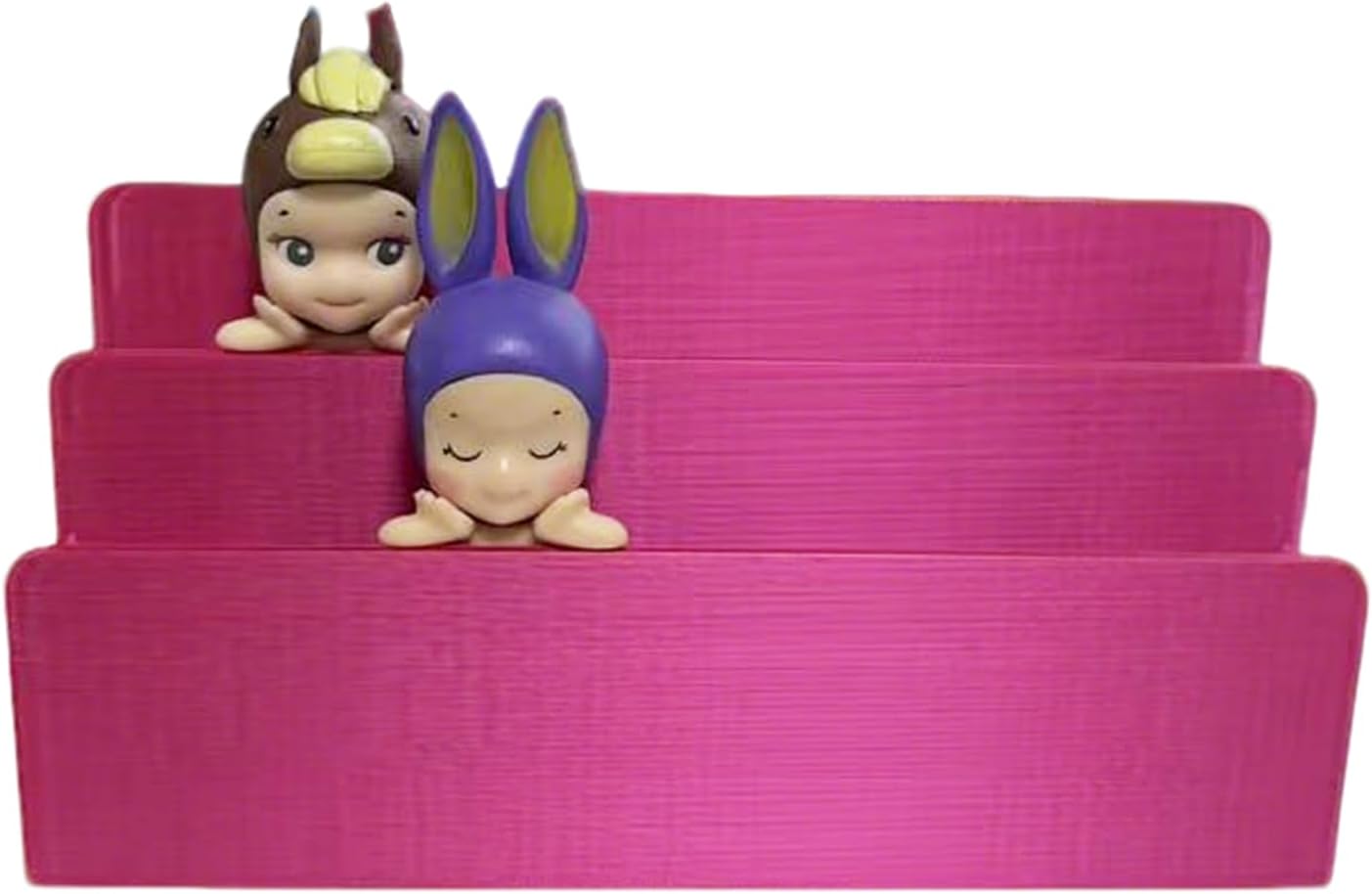 Desktop Display Stand for Sonny Angel Hippers, Holder for Collectible Figures, Perfect for Showcasing for Sonny Angel Hippers (Rose Pink)